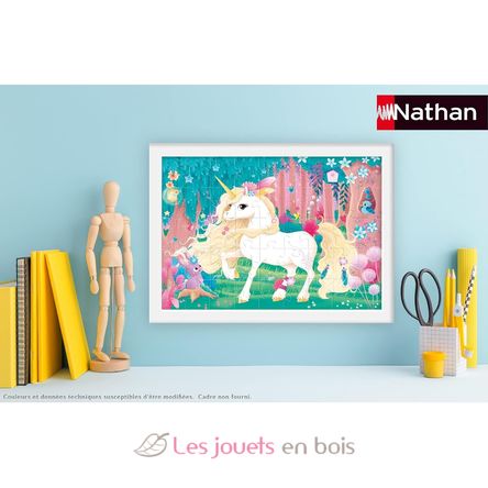 Rompecabezas de unicornio Jolie 45 piezas N864560 Nathan 2