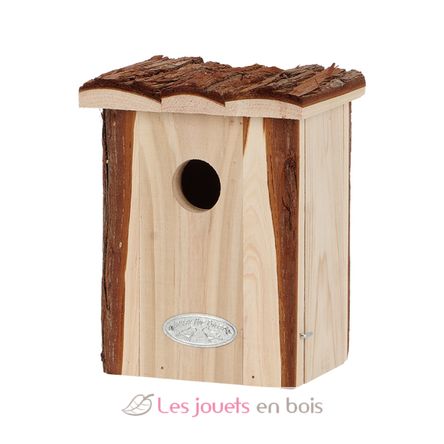 Caja nido para chochín con techo de corteza ED-NK110 Esschert Design 1