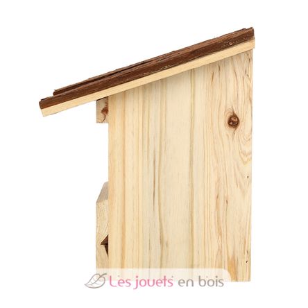 Caja nido para petirrojos con techo de corteza ED-NK113 Esschert Design 2
