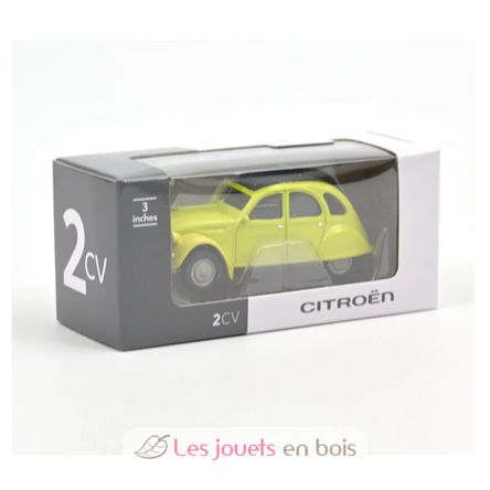 Citroën 2CV 1978 amarillo en miniatura NO-AMC0191027-JAUNE Norev 2