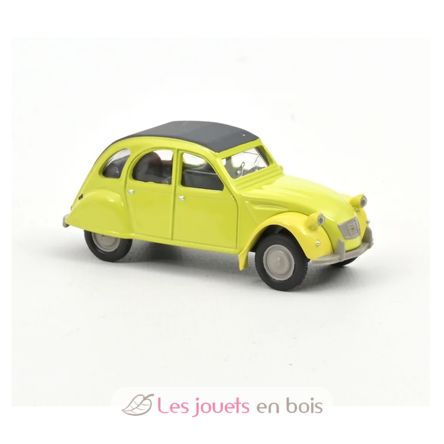 Citroën 2CV 1978 amarillo en miniatura NO-AMC0191027-JAUNE Norev 4
