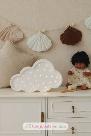 Luz nocturna de la nube blanca LL017-001 Little Lights 12