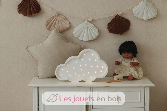 Luz nocturna de la nube blanca LL017-001 Little Lights 11