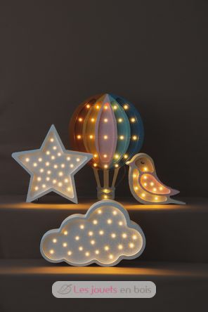 Luz nocturna de la nube blanca LL017-001 Little Lights 7