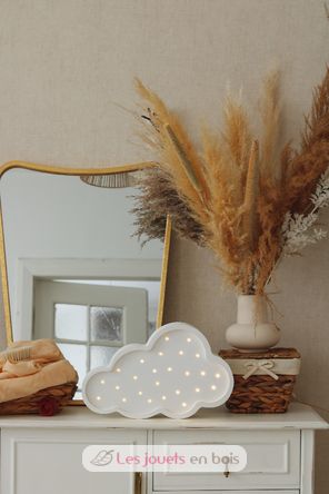 Luz nocturna de la nube blanca LL017-001 Little Lights 8
