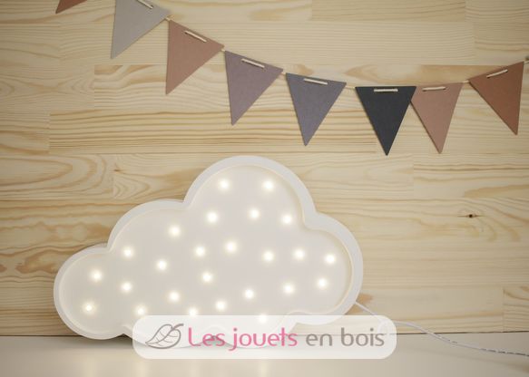 Luz nocturna de la nube blanca LL017-001 Little Lights 4