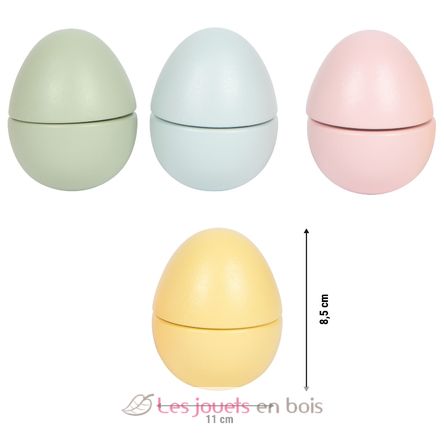 Huevos de Pascua de madera LE12845 Small Foot company 4