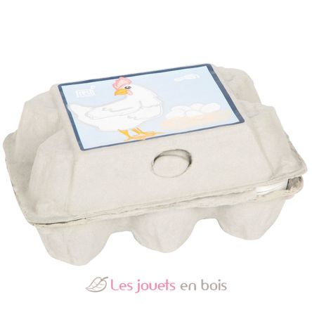 Caja de 6 huevos de madera LE12844 Small Foot company 6