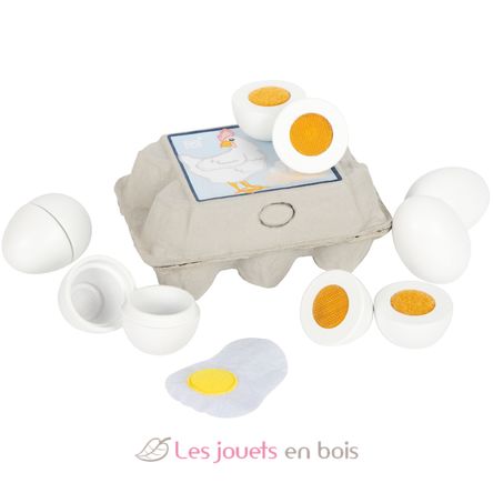 Caja de 6 huevos de madera LE12844 Small Foot company 3