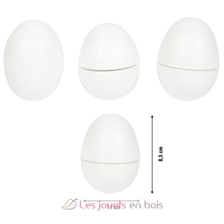 Caja de 6 huevos de madera LE12844 Small Foot company 2