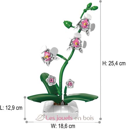 Maceta floral Orquídea 237 piezas C59028W CaDA 4
