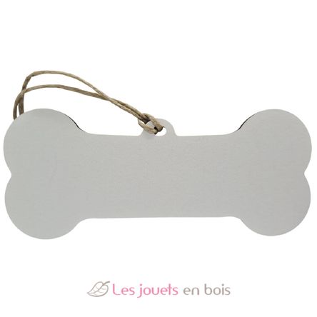Adorno hueso de madera blanco personalizable VI-HU11 Vintiun 2