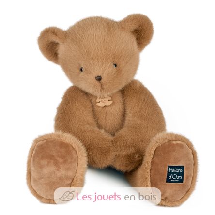 Osito de peluche praliné cacahuete 60 cm HO3389 Histoire d'Ours 1