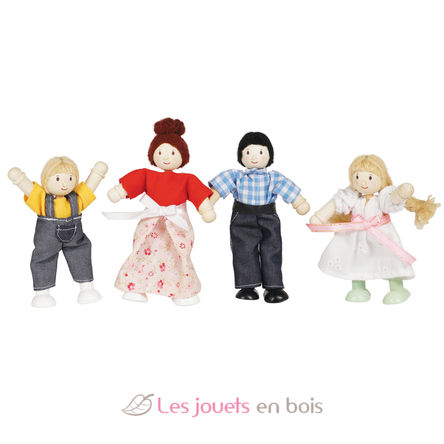 Mi familia de 4 muñecas de madera LTV-P053 Le Toy Van 2