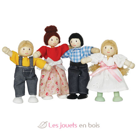 Mi familia de 4 muñecas de madera LTV-P053 Le Toy Van 1