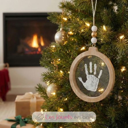 Decoración navideña transparente con huella PA2710 Vintiun 4