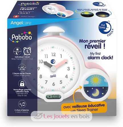 despertador infantil,Reloj despertador de unicornio rosa para