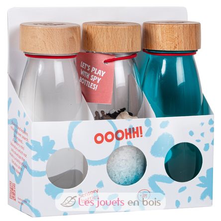 3 Botellas sensoriales Ice PB85772 Petit Boum 2