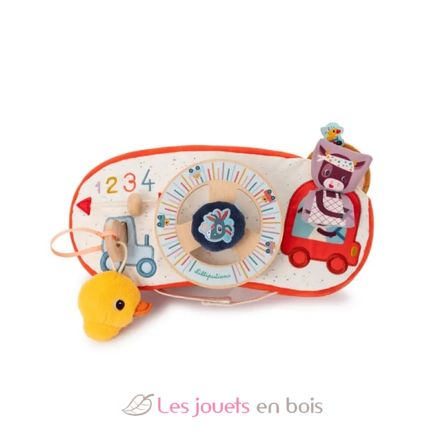 Panel de actividades Coche LL83526 Lilliputiens 5