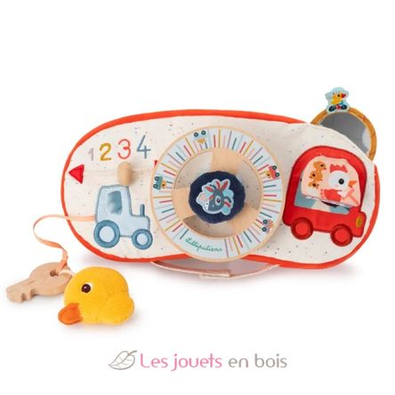 Panel de actividades Coche LL83526 Lilliputiens 1