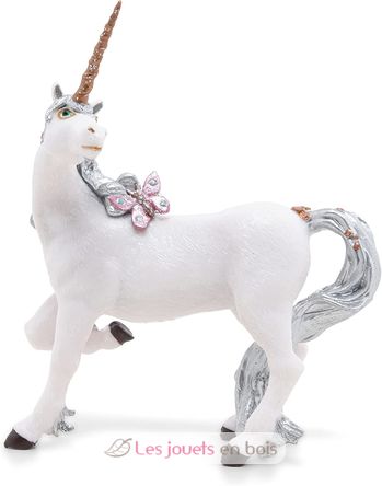 Figura unicornio plateada PA39038-2861 Papo 5