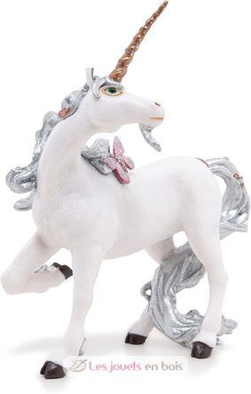 Figura unicornio plateada PA39038-2861 Papo 1