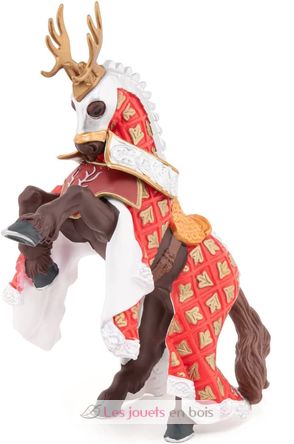 Figura del caballo del maestro de armas con escudo de ciervo PA39912-2870 Papo 6