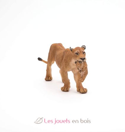 Figura de leona con su cachorro de león PA50043-2909 Papo 2