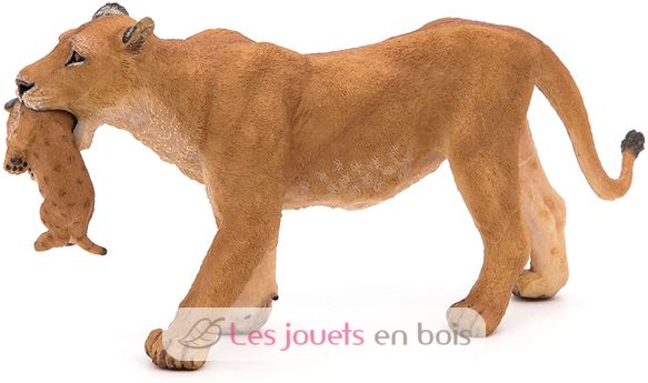 Figura de leona con su cachorro de león PA50043-2909 Papo 5