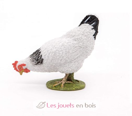 Figura Gallina Blanca Picoteando PA51160-3621 Papo 4