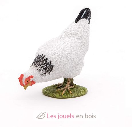 Figura Gallina Blanca Picoteando PA51160-3621 Papo 3