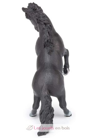 Figura del caballo rampante negro PA51522-2923 Papo 7