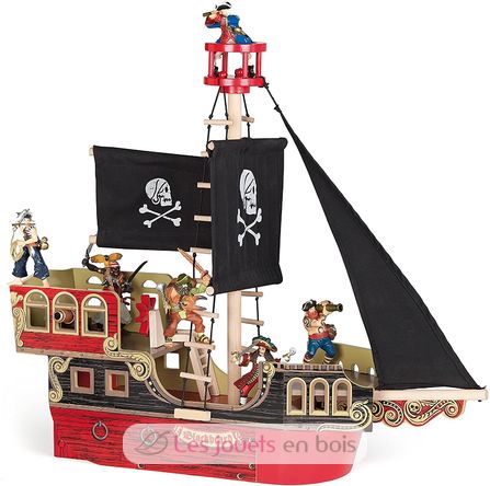 Bateau Pirate Barba Negra PA9079-856 Papo 1