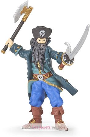 Figura pirata de Barbanegra PA-39477 Papo 1