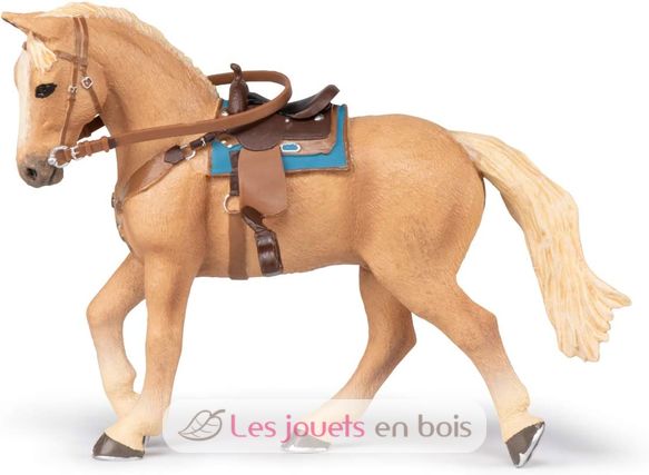 Figura del caballo occidental y su jinete PA-51566 Papo 7