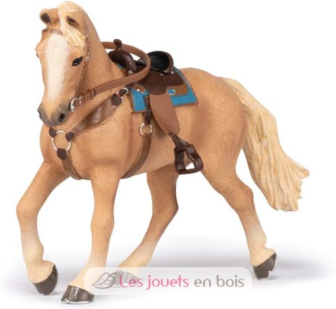 Figura del caballo occidental y su jinete PA-51566 Papo 8