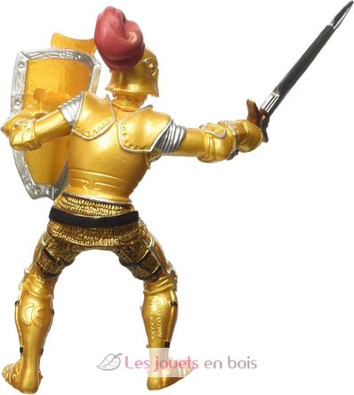 Figura de caballero dorado con armadura PA39778-4764 Papo 2