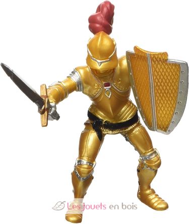 Figura de caballero dorado con armadura PA39778-4764 Papo 1