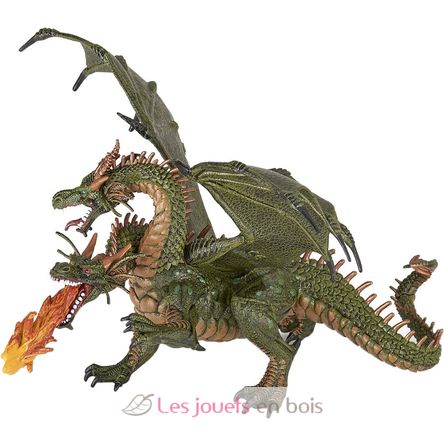 Figura de dragón de dos cabezas PA36019 Papo 1