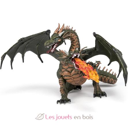 Figura de dragón de dos cabezas PA36019 Papo 2