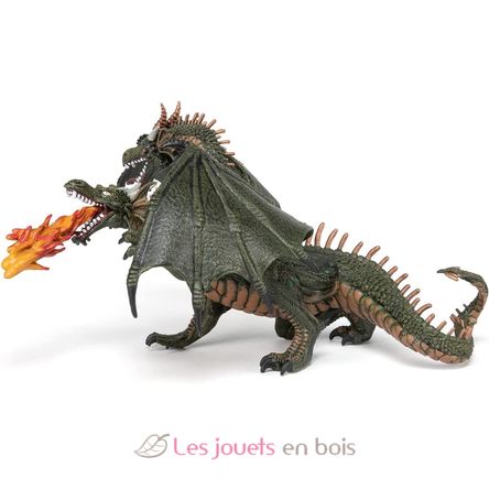 Figura de dragón de dos cabezas PA36019 Papo 6