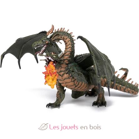 Figura de dragón de dos cabezas PA36019 Papo 5