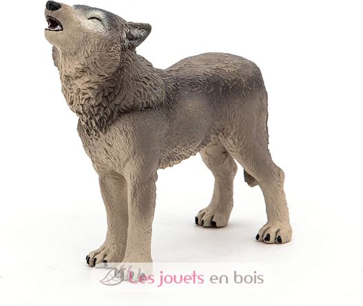 Figura de lobo aullando PA50171-4758 Papo 4