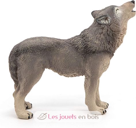 Figura de lobo aullando PA50171-4758 Papo 5