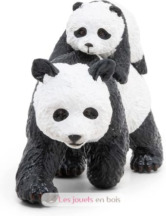 Figura Panda y su bebé PA50071-3119 Papo 4