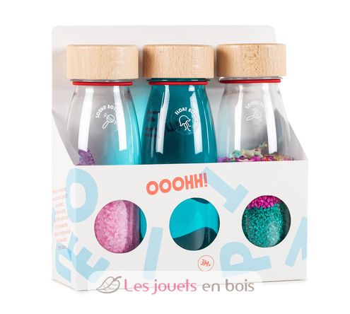 Pack de 3 botellas sensoriales Fantasy PB47672 Petit Boum 2