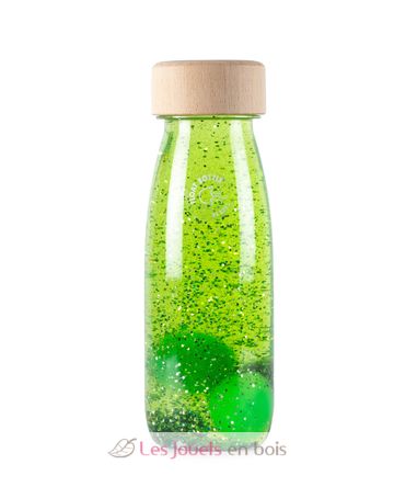 Botella sensorial Float magic verde PB47635 Petit Boum 1