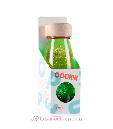 Botella sensorial Float magic verde PB47635 Petit Boum 3