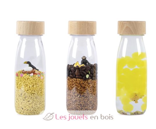 3 Botellas Sensoriales Tropicales PB85736 Petit Boum 1