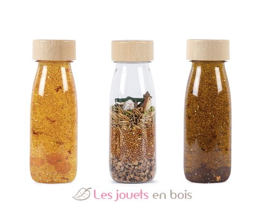 3 Botellas sensoriales Woodland PB85751 Petit Boum 1